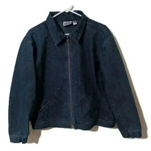 Chico's Designs Womens Light Jean Jacket Sz 3.0